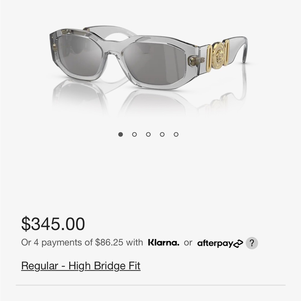 Versace sunglasses brand new with out tags